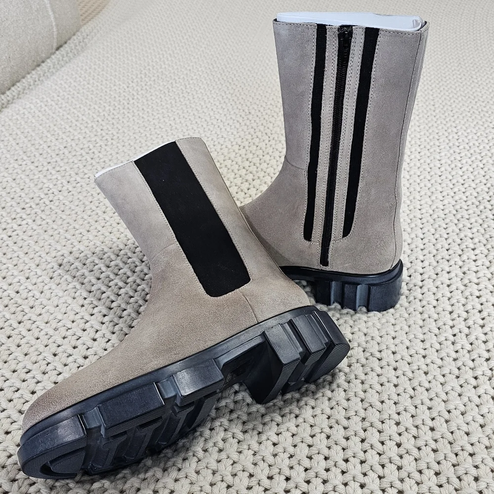 Free People Brooks Lug Chelsea Boots. Size 39 - US 9, NIB - Picture 4 of 16